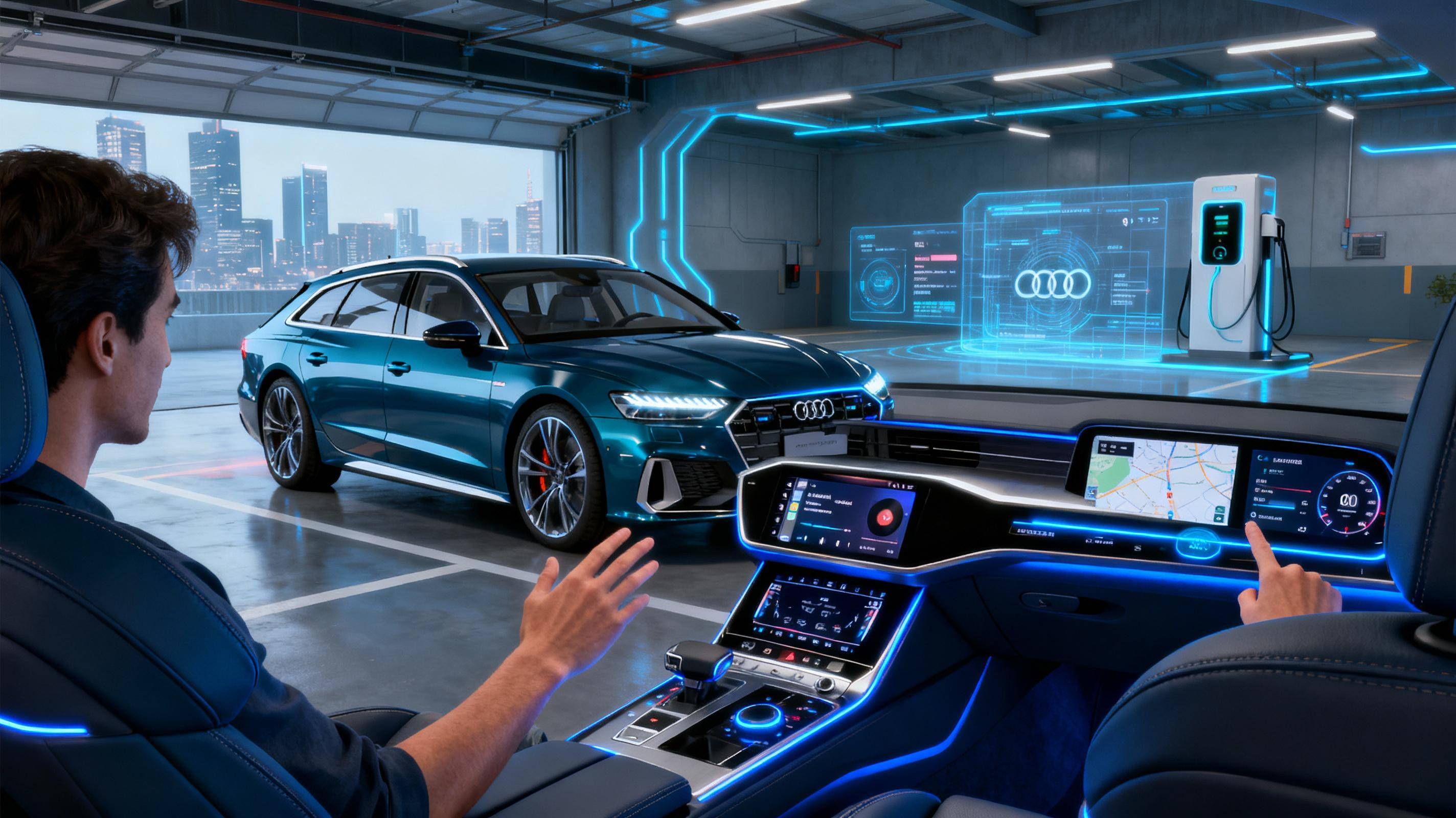 奥迪A7L旅行版黑科技解析：虚拟座舱与轻混的未来体验